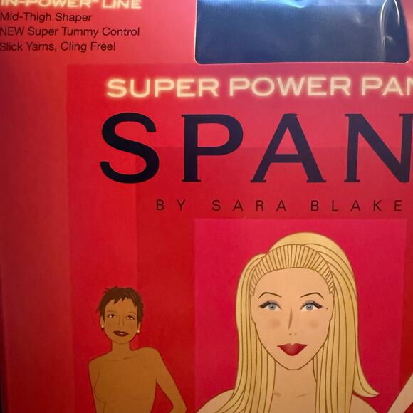 Spanx Super Power Panties, Black Mid Thigh Shaper, Deadstock, Plus Size G, NWT - Picture 4 of 6